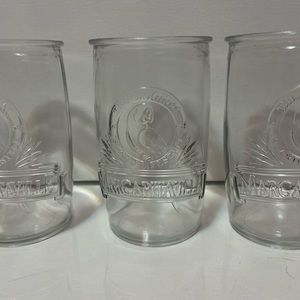 Margaritaville clear glasses